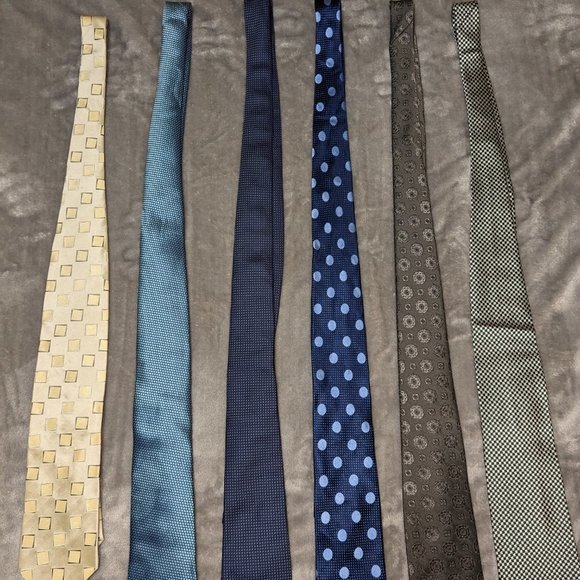Lot of 12 assorted ties - Armani*Boss*Varvatos*Faconnable*Cardin*Dior - Picture 2 of 12